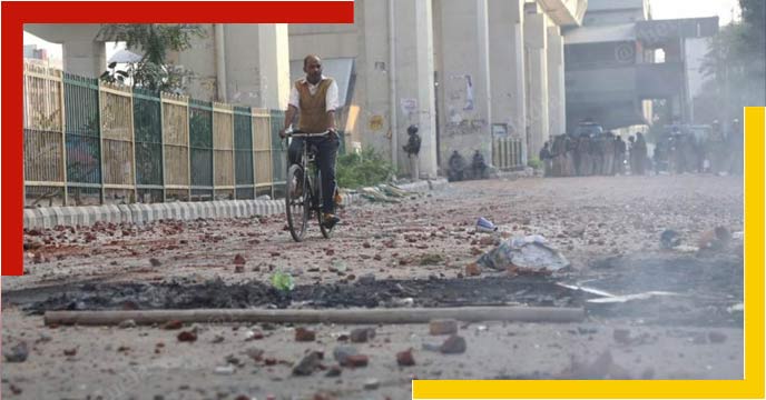 violence in Delhi
