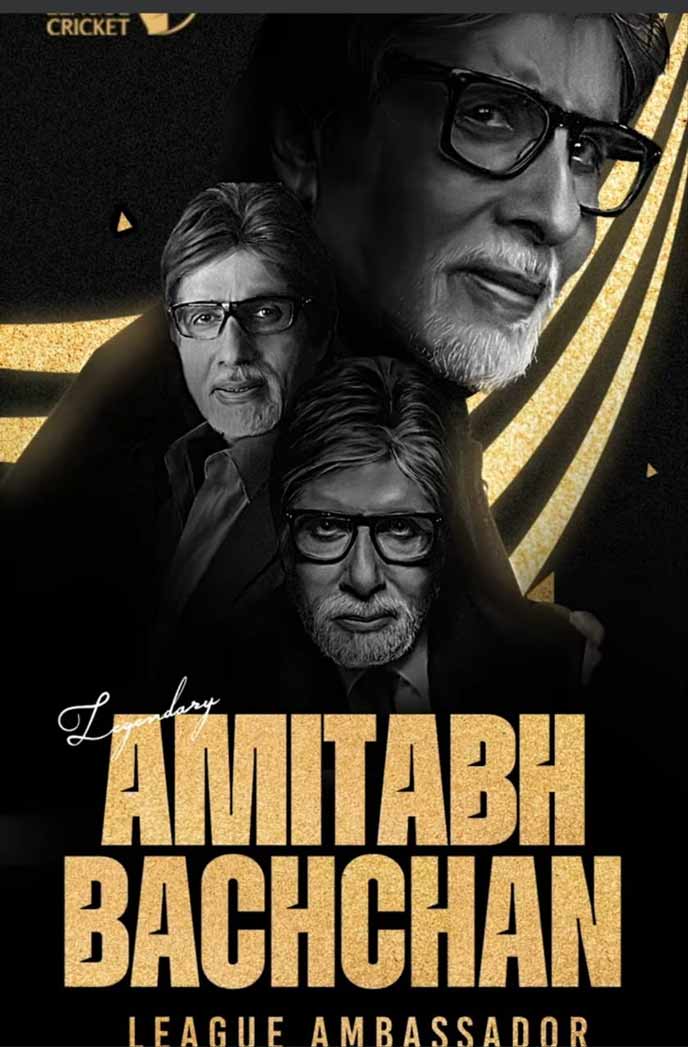 Amitabh Bachchan is the ambassador of Legends League cricket