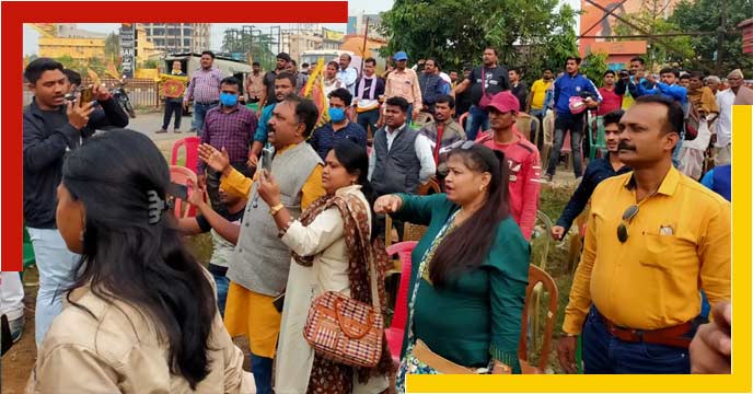 Demonstration of Bangla Pokkho