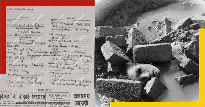 Bengali intellectuals killing