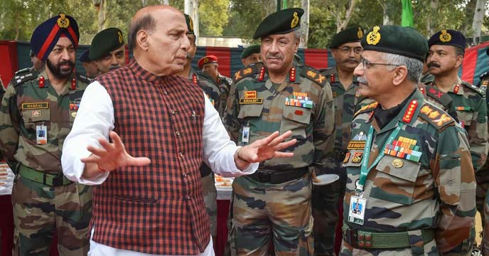 अनिश्चितताओं के लिए हमेशा तैयार रहे सेना: राजनाथ 1 defence minister rajnath singh