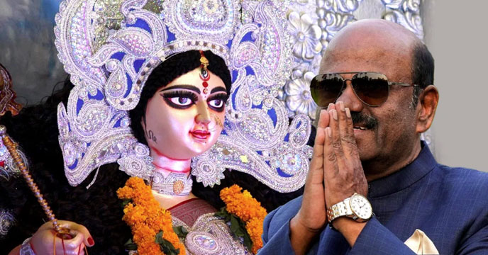 दुर्गा मां की शपथ ले, भ्रष्टाचार के खिलाफ हमारी लड़ाई जारी रहेगी : राज्यपाल 1 Governor CV Ananda Bose Dui