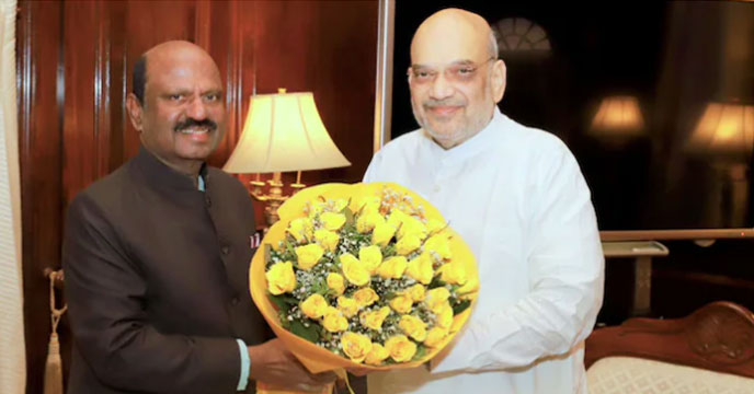 राज्यपाल बोस ने केंद्रीय गृह मंत्री शाह से मुलाकात की 1 governor amit shah