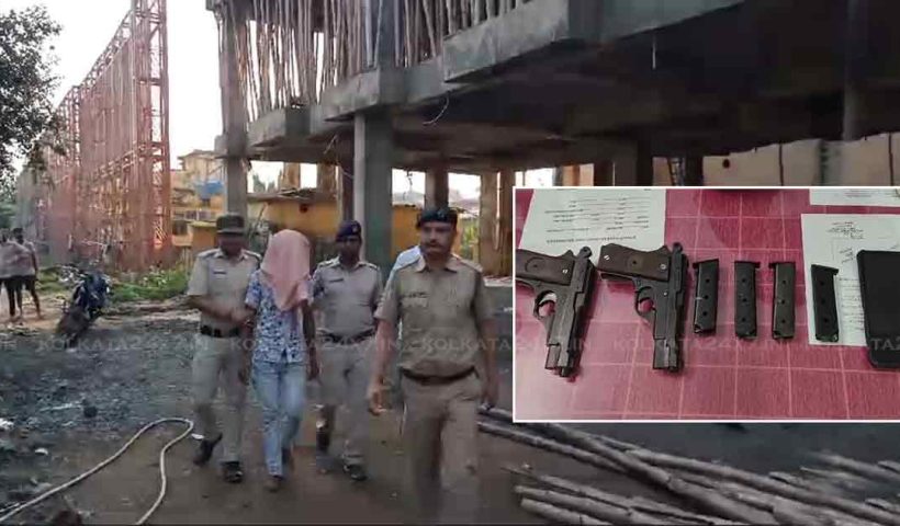 Man Arrested at Farakka Station with Firearms and Magazines in Major Security Breach