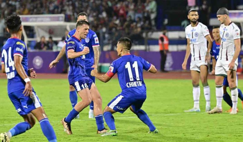 Mohammedan SC Takes the Lead Against Bengaluru FC with Manzoki's Goal
