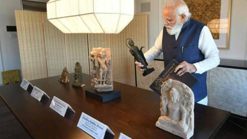 India Reclaims Looted Cultural Heritage: 1,400 Indian artifacts Repatriated