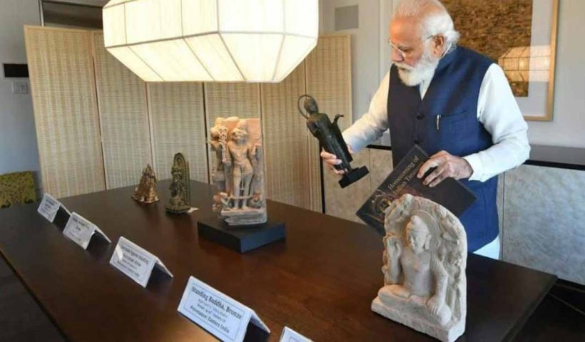 India Reclaims Looted Cultural Heritage: 1,400 Indian artifacts Repatriated