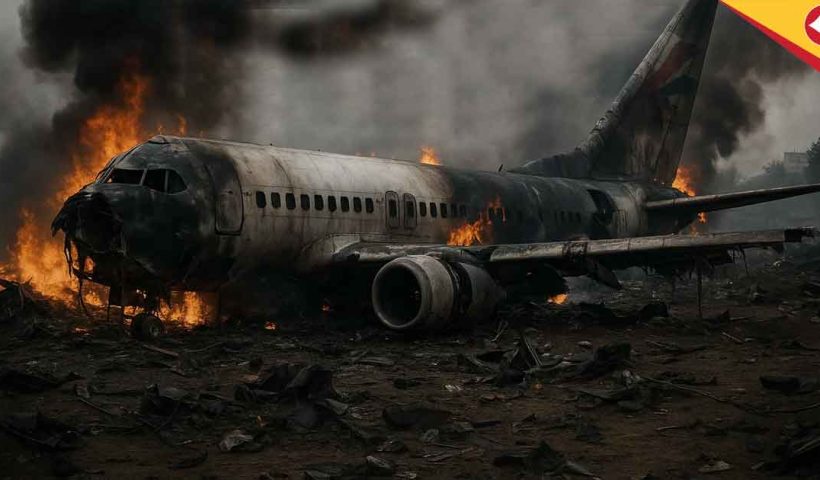 Tragic Ahmedabad Plane Crash Claims Around 135 Lives in Meghani Nagar