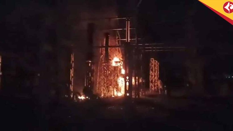 Massive Fire at Khagrabari Power Station Leaves Cooch Behar in DarknessKhagrabari power station fire