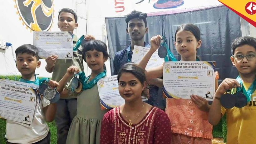 Yogasana Championship, Jagrity Acharya, National Yogasana Championship, Dayanhatta, Rhythmic Yogasana