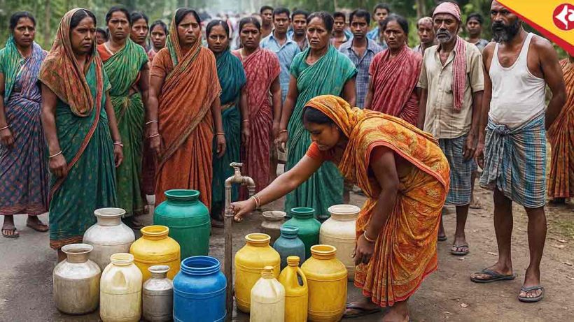 Jalpaiguri Banarhat Locals Demand Water, Threaten Administration Blockade