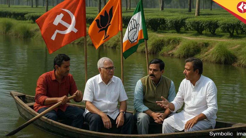 Jalpaiguri Tea Belt , CPI(M,) BJP ,Congress ,Trinamool ,Matiali Cooperative Election