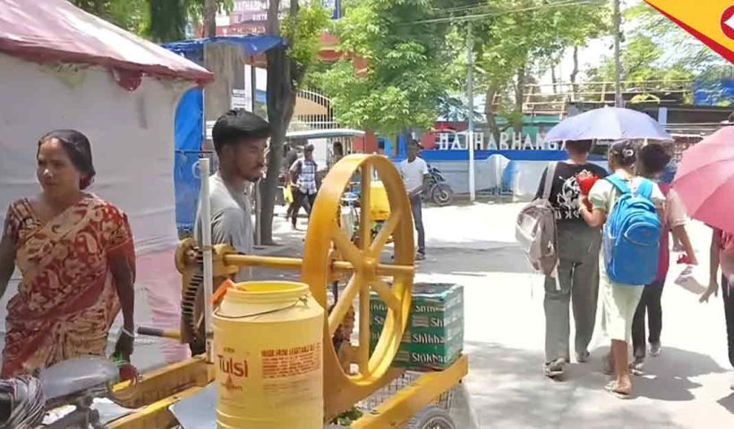 North Bengal, Heatwave, Vendors’ Income,Sugarcane Juice,