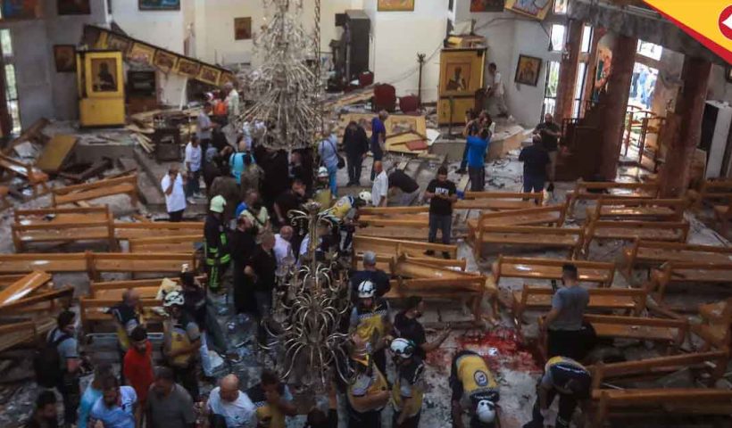 ISIS Claims Deadly Blast at Mar Elias Church in Syria’s Capital Damascus